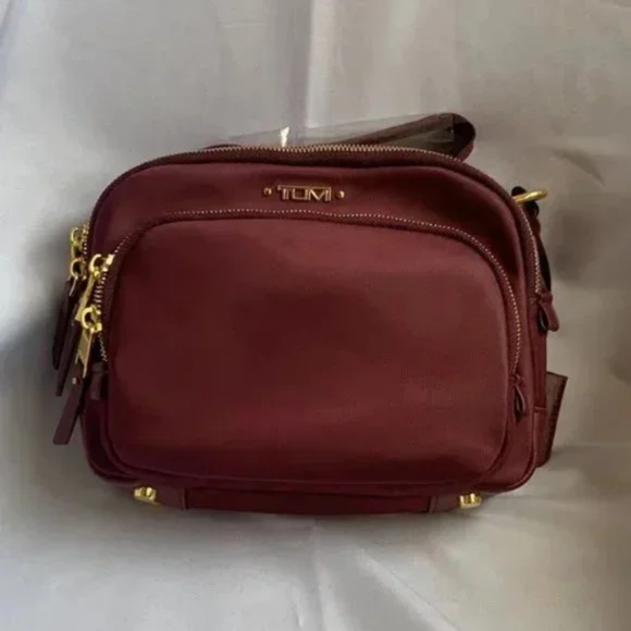 Tumi Bags Tumi Voyageur Troy Nylon Crossbody Bag In Cordovan Poshmark